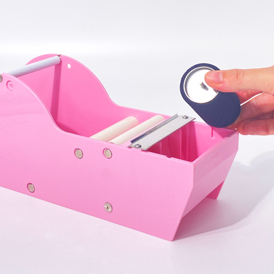 How do I use a water activated tape dispenser?